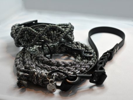 Paracord x Biothane Set mit Halsband ,,Boho"